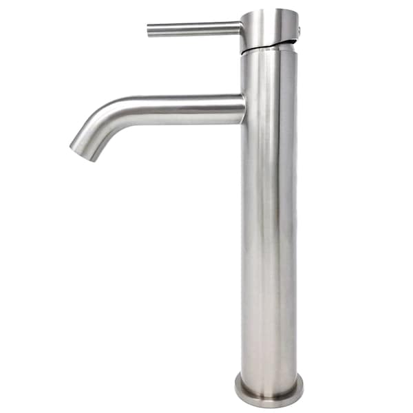 Novatto MYERS Contemporary Vessel Faucet, Brushed Nickel BM-114BN - main